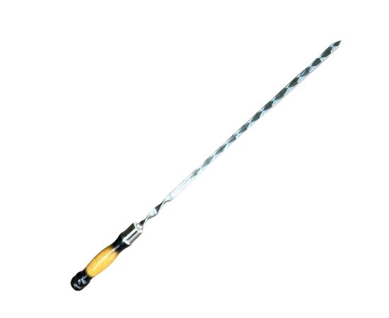 Шампур Metalzavod 630х12х3мм двокольоровий (SHMP-DR-630x12x3-DUO)