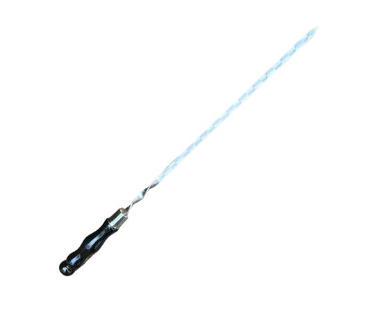 Шампур Metalzavod 630х12х3мм чорний (SHMP-DR-630x12x3-BL)