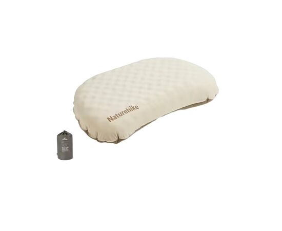 Туристическая подушка Naturehike ультралегка CNK2300DZ024, 66х36 см, бежева (6976507663298), изображение 2