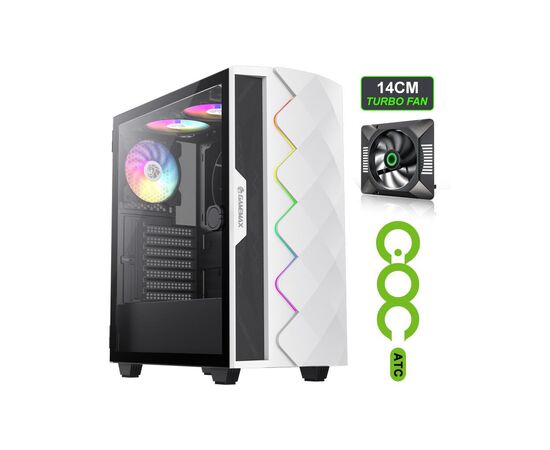 Корпус для ПК Gamemax DIAMOND CP WH, изображение 3