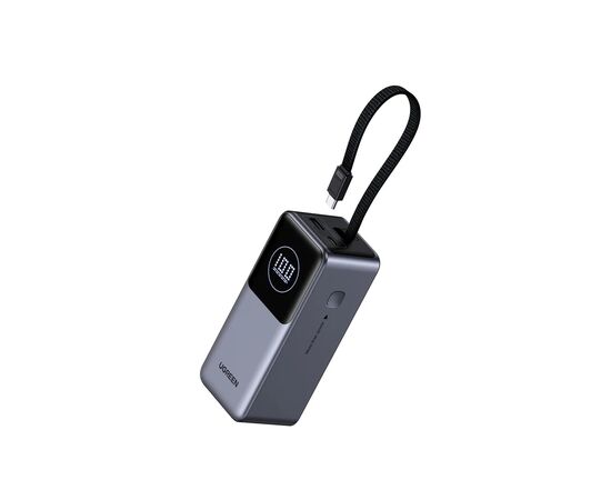 Батарея универсальная Ugreen 20000 mAh 130W Cable Space gray (U_55365B), изображение 2