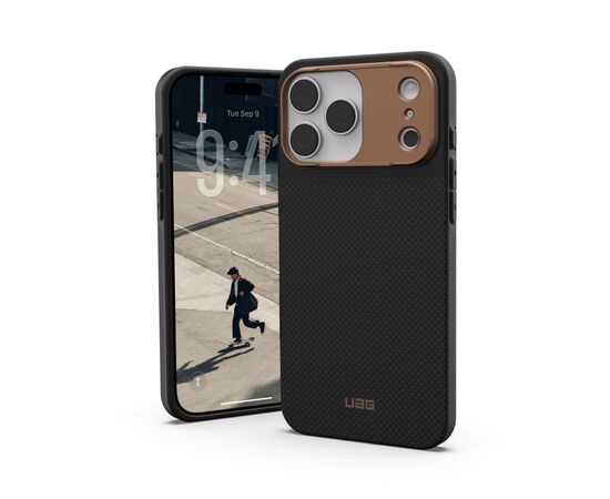 Чехол для мобильного телефона UAG iPhone 17 Pro Max Fibr Armr Magsafe Kevlar Graphite/Bronze (114554113985), изображение 10