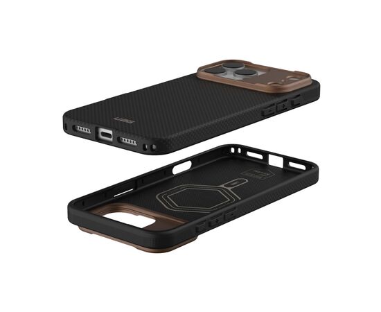 Чехол для мобильного телефона UAG iPhone 17 Pro Max Fibr Armr Magsafe Kevlar Graphite/Bronze (114554113985), изображение 9