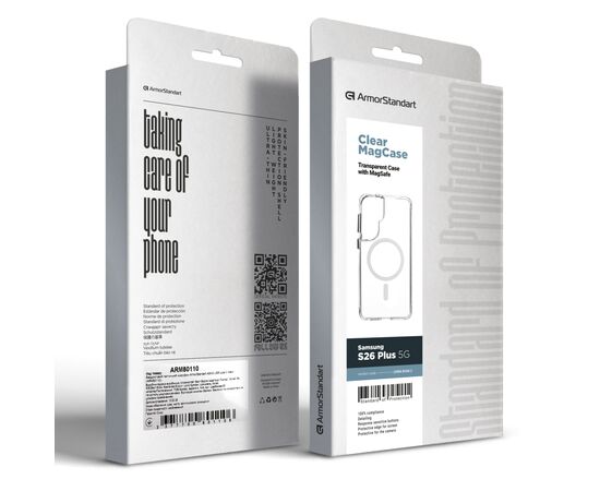 Чехол для мобильного телефона Armorstandart Clear MagCase Samsung S26 Plus 5G Transparent (ARM89461), изображение 3