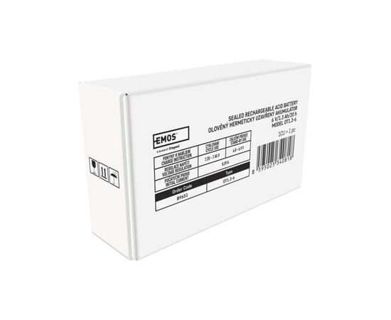 Батарея к ИБП EMOS B9651 AGM 6V 1.3Ah fast 4,7mm (B9651), изображение 9