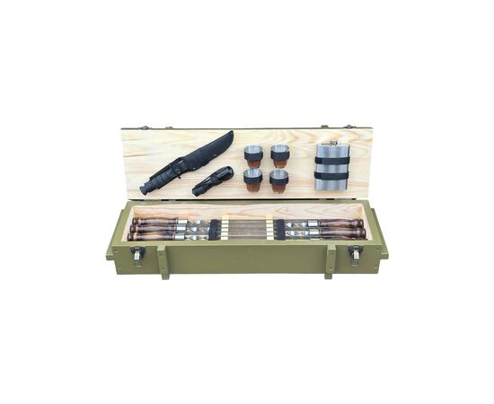 Набор для барбекю Metalzavod Штурм оливковий (PN-Sturm-OLV)