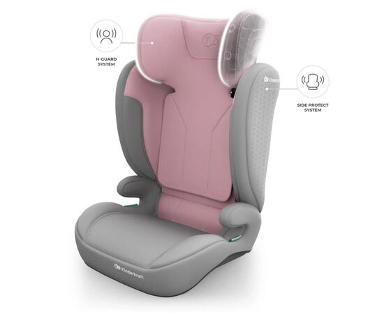 Автокресло Kinderkraft i-Spark 2 Plus i-Size Pink (KCISPA02PNKPL00) (5902533931507), изображение 6