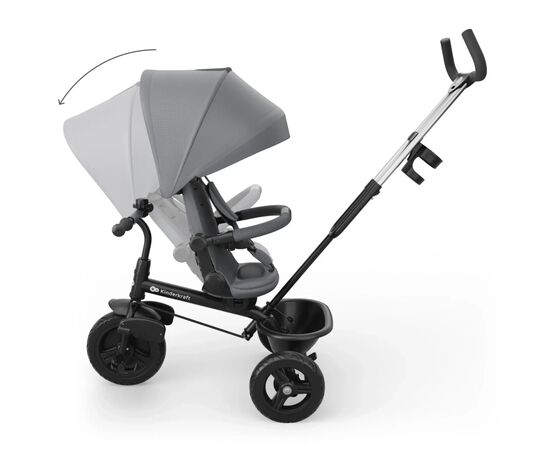 Детский велосипед Kinderkraft Aston 2 Plus Grey (KRASTO02GRYPL00) (5902533929900), изображение 4