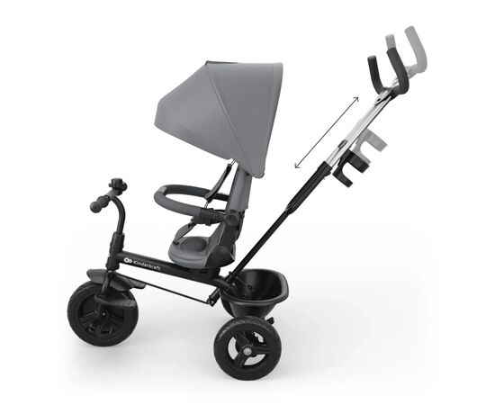 Детский велосипед Kinderkraft Aston 2 Plus Grey (KRASTO02GRYPL00) (5902533929900), изображение 8