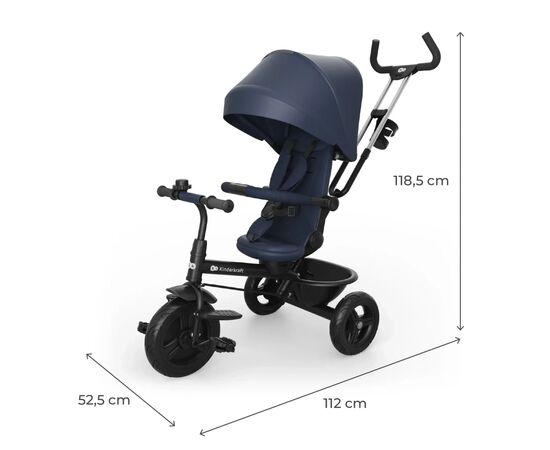 Детский велосипед Kinderkraft Aston 2 Plus Navy (KRASTO02NAVPL00) (5902533929931), изображение 12