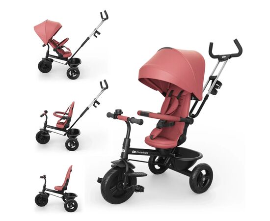 Детский велосипед Kinderkraft Aston 2 Plus Pink (KRASTO02PNKPL00) (5902533929924)
