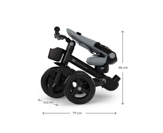 Детский велосипед Kinderkraft Aveo 2 Plus Grey (KRAVEO02GRY0000) (5902533929474), изображение 11