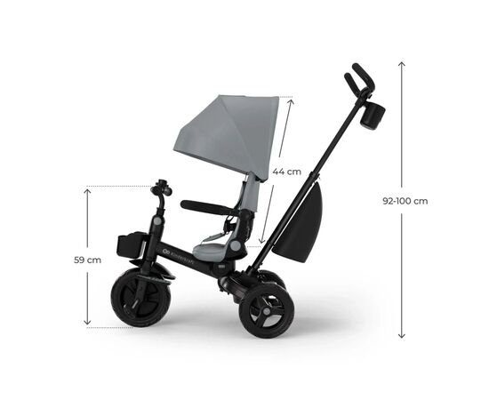 Детский велосипед Kinderkraft Aveo 2 Plus Grey (KRAVEO02GRY0000) (5902533929474), изображение 8