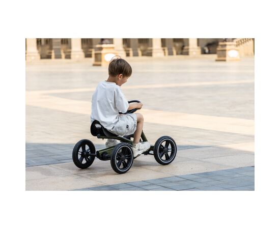 Веломобиль QPlay велокарт дитячий Go Kart Army Green (GK-01GoKartArmy Green), изображение 4