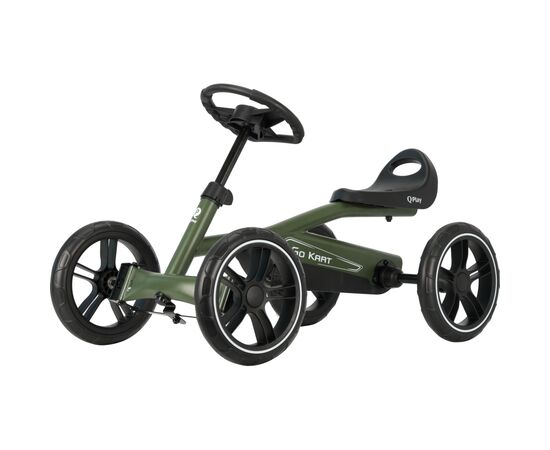 Веломобиль QPlay велокарт дитячий Go Kart Army Green (GK-01GoKartArmy Green)