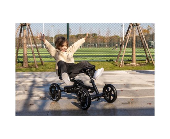 Веломобиль QPlay велокарт дитячий Go Kart Black (GK-01GoKartBlack), изображение 3