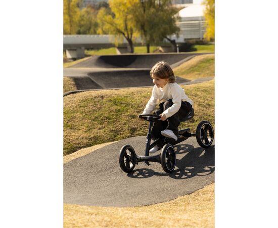 Веломобиль QPlay велокарт дитячий Go Kart Black (GK-01GoKartBlack), изображение 4