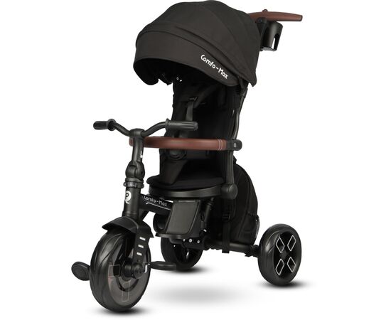 Детский велосипед QPlay Comfo Max складаний триколісний Black (T70 ComfoMaxBlack), изображение 2