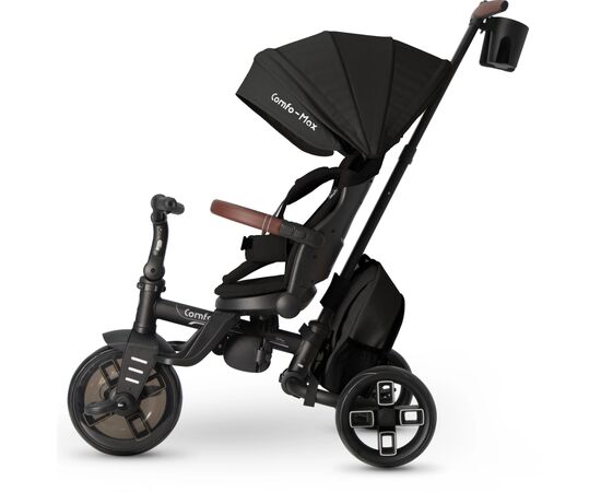 Детский велосипед QPlay Comfo Max складаний триколісний Black (T70 ComfoMaxBlack), изображение 7