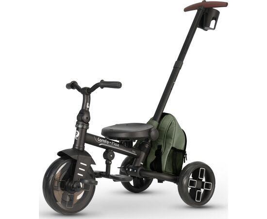 Дитячий велосипед QPlay Comfo Max складаний триколісний Green (T70 ComfoMaxGreen), зображення 11
