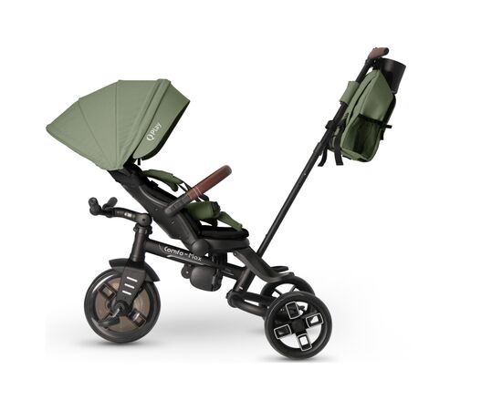 Дитячий велосипед QPlay Comfo Max складаний триколісний Green (T70 ComfoMaxGreen), зображення 6