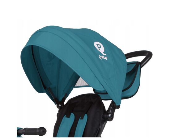 Детский велосипед QPlay Rito+ EVA складаний триколісний Green (S380-8Green), изображение 2