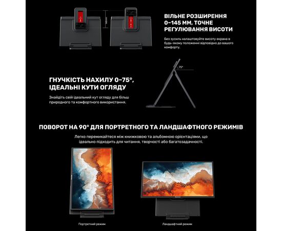 Монітор Blackview Table 10 LCD Monitor IPS FHD 23.8inch (BVTABLE10), зображення 11