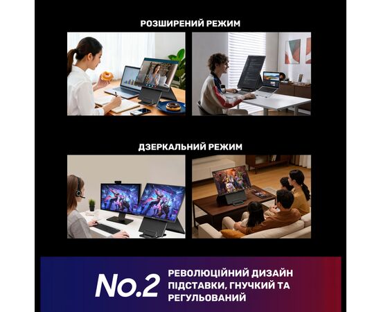 Монітор Blackview Table 10 LCD Monitor IPS FHD 23.8inch (BVTABLE10), зображення 9