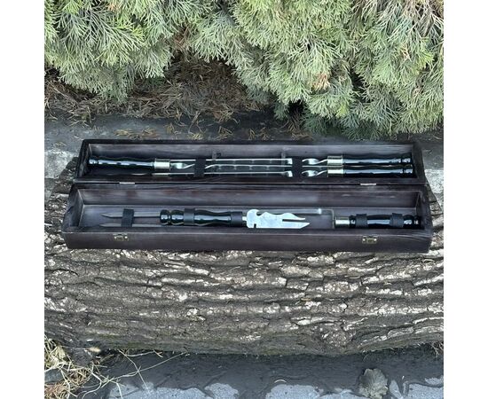 Набор для барбекю Metalzavod ШашлиКейс чорний (PN-ShaCase-BL), изображение 4
