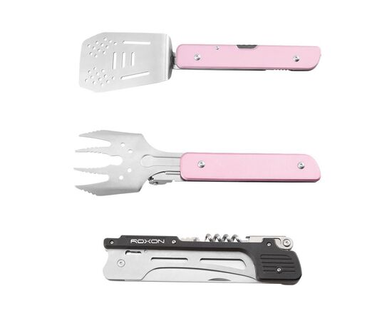 Набор для барбекю Roxon S601, рожевий (S601Pink)