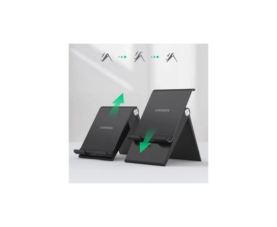 Подставка для планшета и телефона LP247 Adjustable Portable Stand Black Ugreen (80903), изображение 4