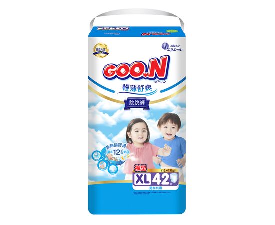 Подгузники GOO.N Slim & Comfortable Розмір 5 XL 12-17 кг 42 шт (21001093)