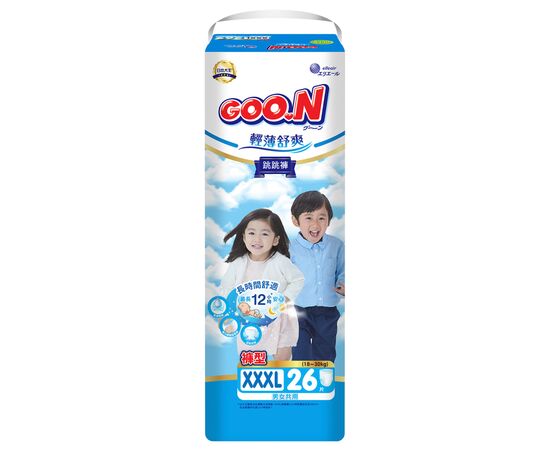 Подгузники GOO.N Slim & Comfortable Розмір 7 XXXL 18-30 кг 26 шт (21001095)