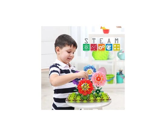 Конструктор Picasso Tiles 3D Construction Building Set 600 деталей (817338022693), изображение 3
