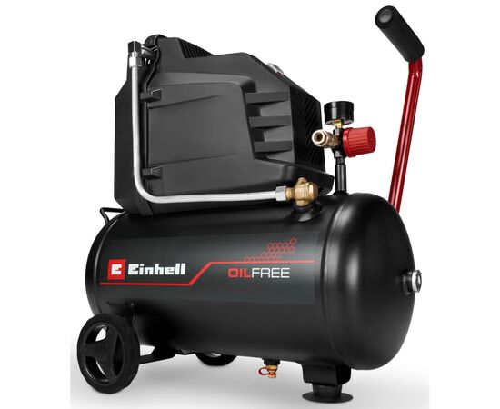 Компрессор Einhell TC-AC 190/24/8 I OF, безмасляный, 21500 W, 25 l, 190 l/min, 8 bar, 20.78 kg (4007375), изображение 2