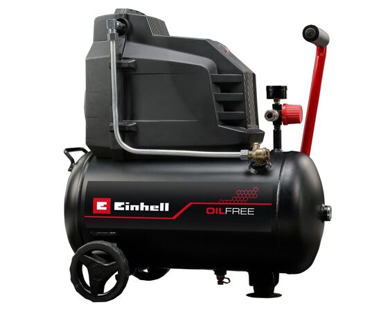 Компрессор Einhell TC-AC 190/24/8 I OF, безмасляный, 21500 W, 25 l, 190 l/min, 8 bar, 20.78 kg (4007375), изображение 3