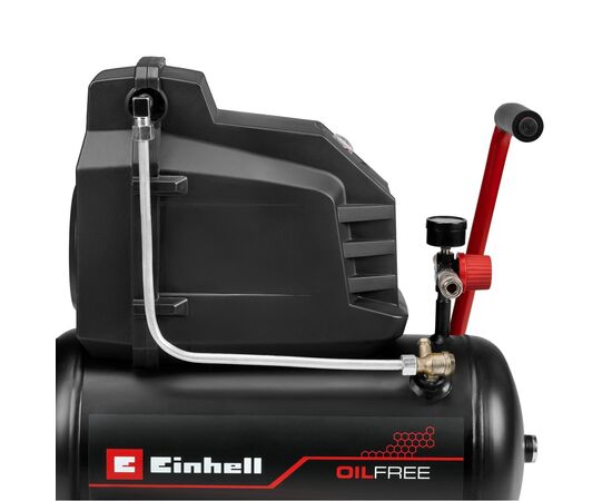 Компрессор Einhell TC-AC 190/24/8 I OF, безмасляный, 21500 W, 25 l, 190 l/min, 8 bar, 20.78 kg (4007375), изображение 4