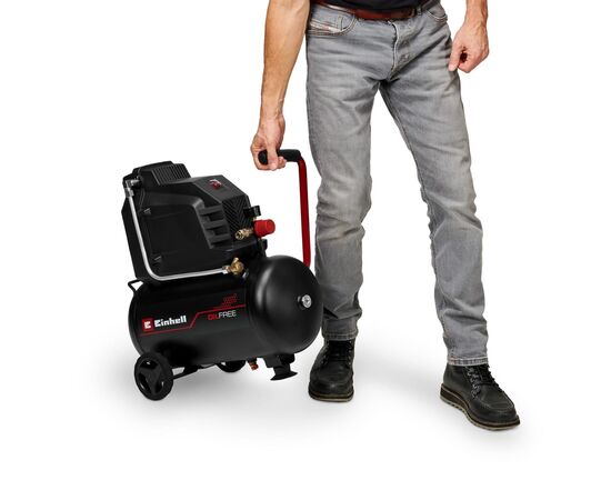 Компрессор Einhell TC-AC 190/24/8 I OF, безмасляный, 21500 W, 25 l, 190 l/min, 8 bar, 20.78 kg (4007375), изображение 9