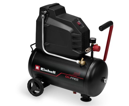 Компрессор Einhell TC-AC 190/24/8 I OF, безмасляный, 21500 W, 25 l, 190 l/min, 8 bar, 20.78 kg (4007375)