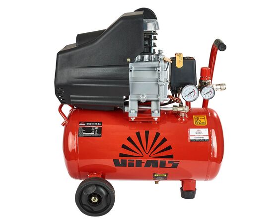 Компрессор Vitals GK24.t47-8a, 1300 W, 24 l, 170 l/min, 8 bar, 19.05 кг (160115), изображение 2