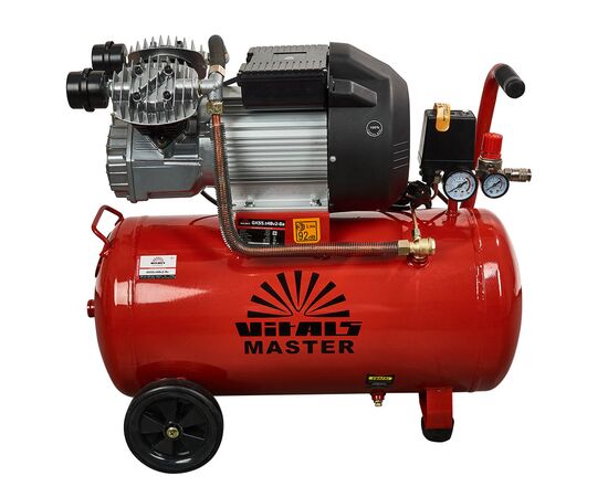 Компрессор Vitals Master GK55.t48v2-8a, 2200 W, 50 l, 3800 l/min, 8 bar, 37.3 kg (160113), изображение 2