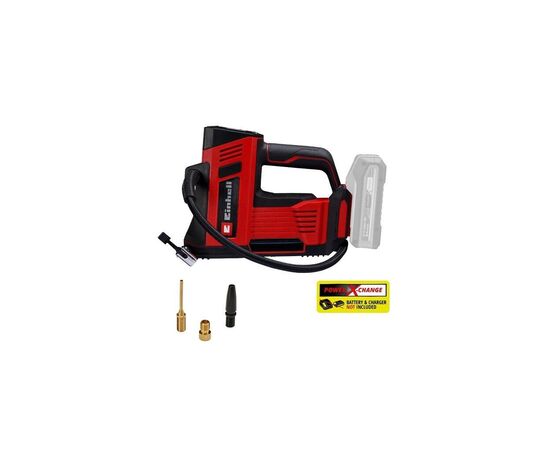 Компрессор Einhell CE-CC 18/23 D Li – Solo, аккумуляторный, 18V, до 12 l/min, 11 bar, 1.16 kg (без АКБ и ЗУ) (2071025)