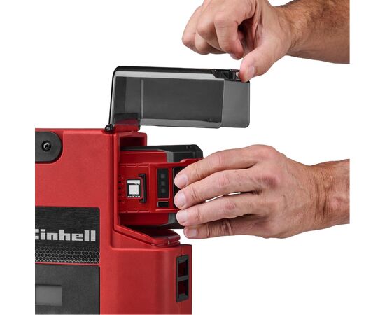 Компрессор Einhell SUPPERO 18/380, аккумуляторный, 18V, 100 l/min, 18000 об/мин, 1.38 bar, 2.07 kg (без АКБ и ЗУ) (4020700), изображение 3