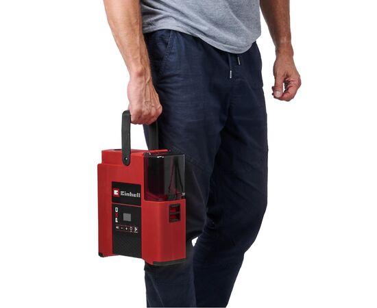 Компрессор Einhell SUPPERO 18/380, аккумуляторный, 18V, 100 l/min, 18000 об/мин, 1.38 bar, 2.07 kg (без АКБ и ЗУ) (4020700), изображение 7