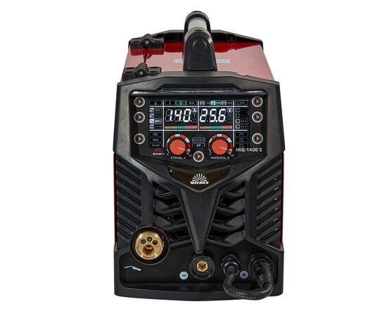 Сварочный аппарат Vitals Master MIG-1400 S, инверторный, 10–140 A, 3.6 kW, 230V, LED-дисплей, IP21s (192585), изображение 3