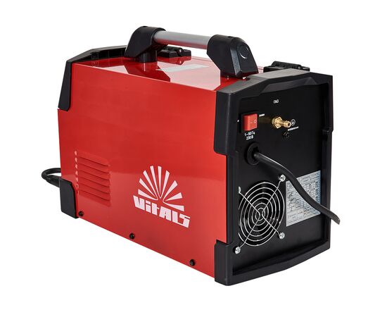 Сварочный аппарат Vitals Master MIG-1400 S, инверторный, 10–140 A, 3.6 kW, 230V, LED-дисплей, IP21s (192585), изображение 6