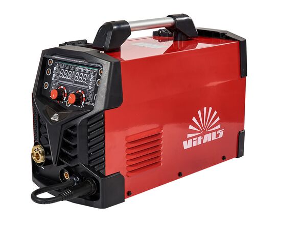 Сварочный аппарат Vitals Master MIG-1400 S, инверторный, 10–140 A, 3.6 kW, 230V, LED-дисплей, IP21s (192585)