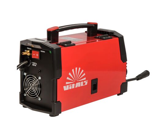 Сварочный аппарат Vitals MIG 1300 mini, инверторный полуавтомат, MMA/MIG, 130 A, 3.8 kVA, 220V (237593), изображение 3