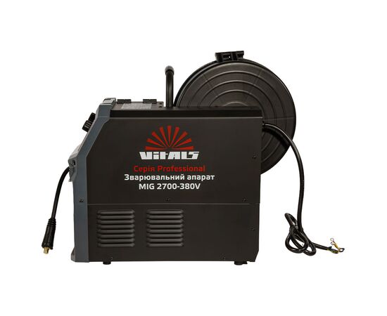 Сварочный аппарат Vitals Professional MIG 2700-380V, инверторный полуавтомат, MMA/MIG, 270 A, 7.9 kW, 380V (237592), изображение 3
