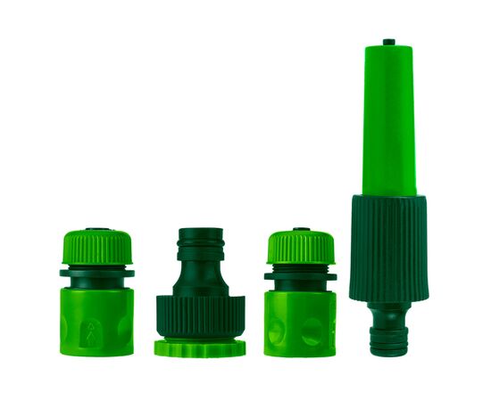 Набор для полива Verto 1/2"-3/4", ороситель, 2 коннектора для шланга, коннектор для крана (15G699)